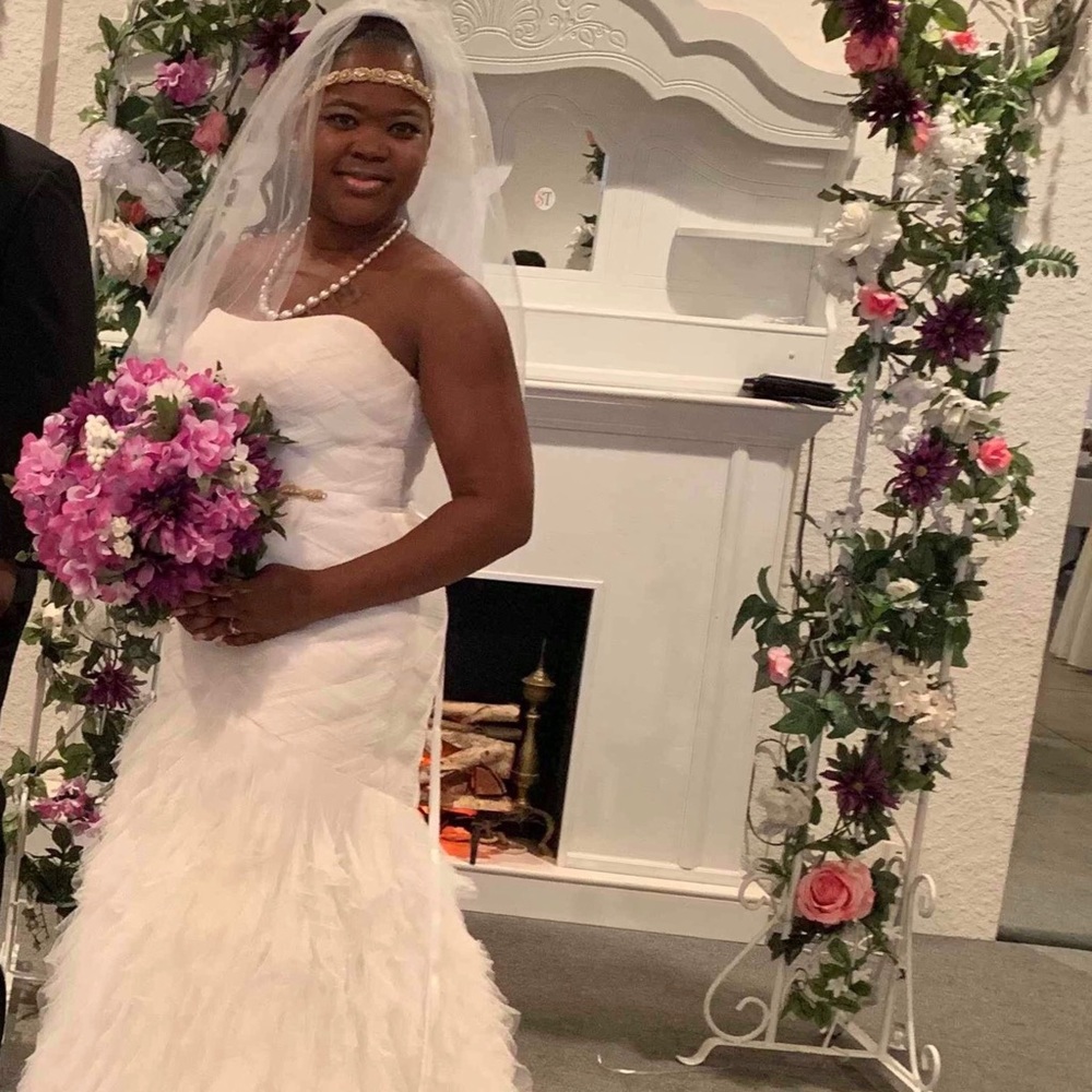 Mermaid style wedding dress